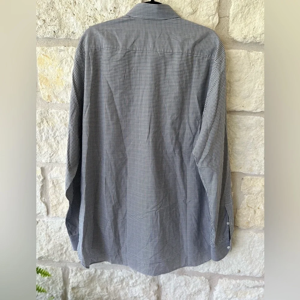 ERMENEGILDO ZEGNA Brown Checked Shirt Sz XL Preloved Excellent Condition